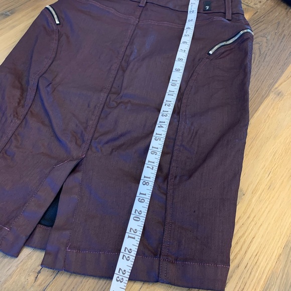 7 for Mankind denim skirt - Picture 4 of 7